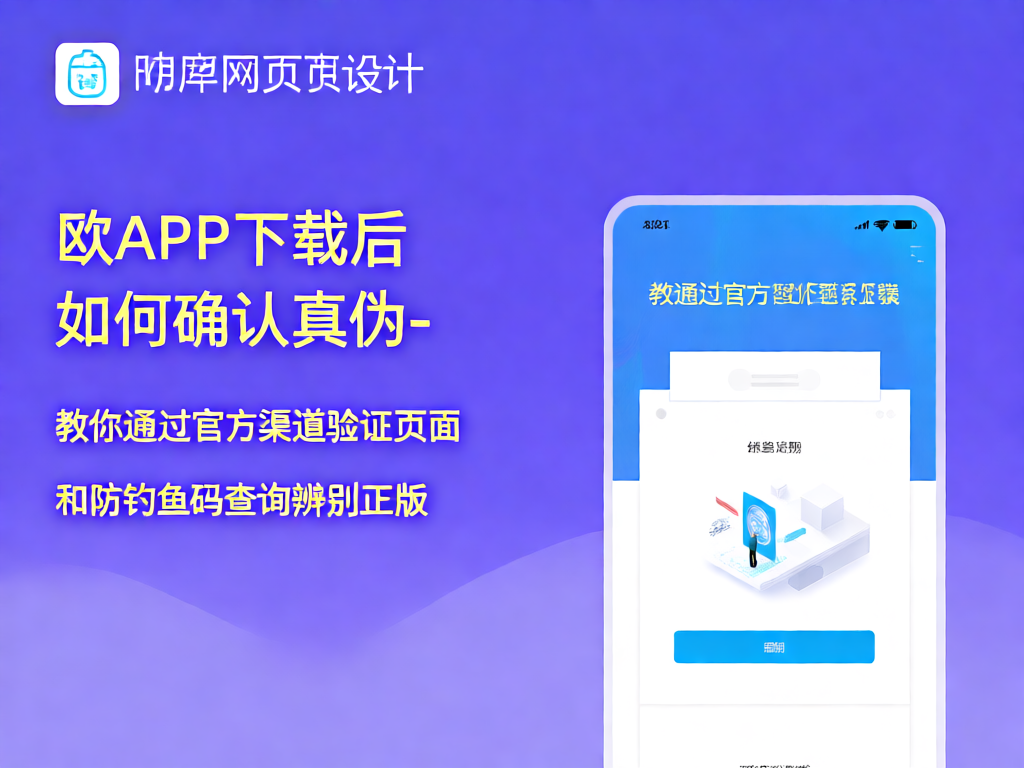 欧APP真伪验证示意图